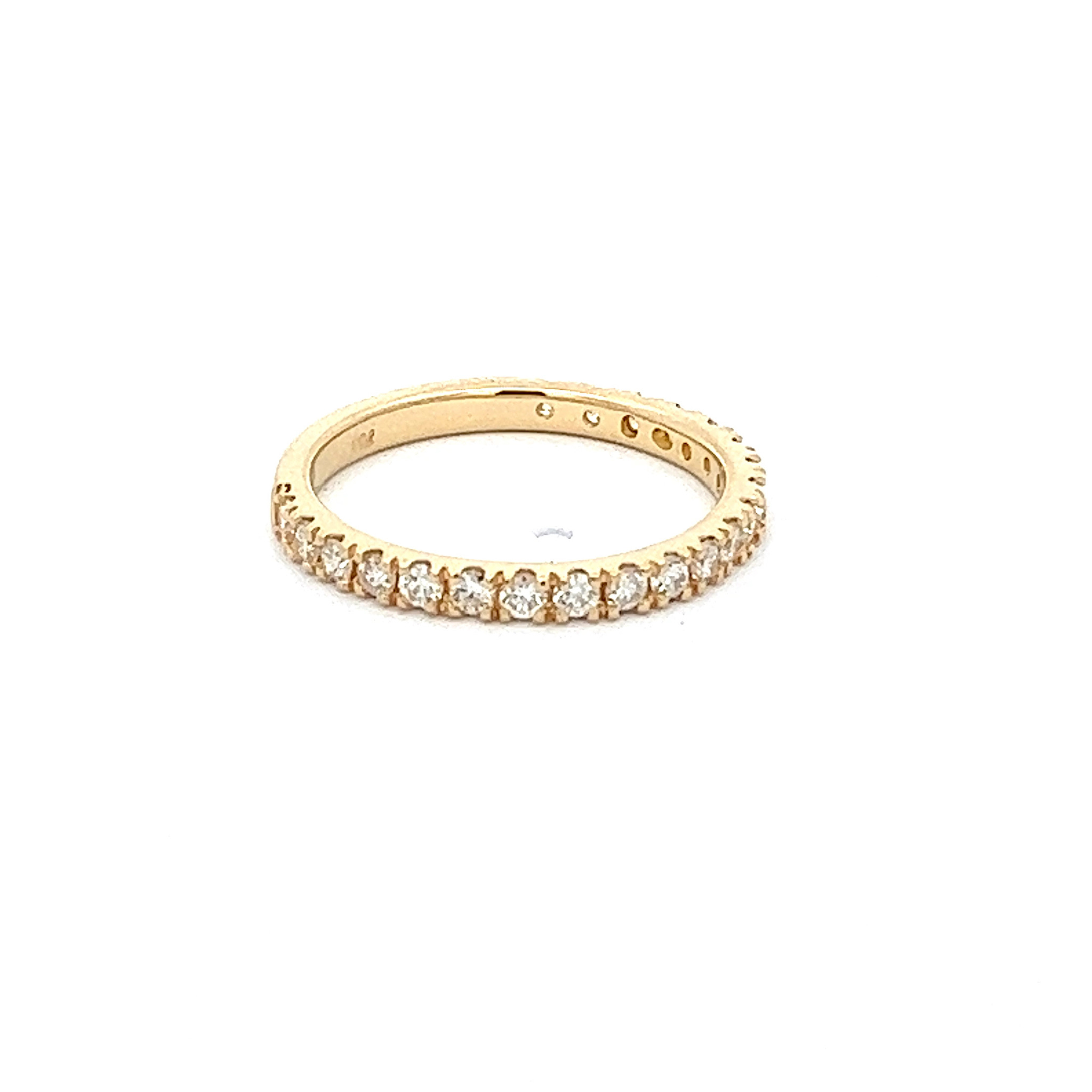 Anania Classic: 18ct Yellow Gold with 0.02 ct round brilliant cut ...