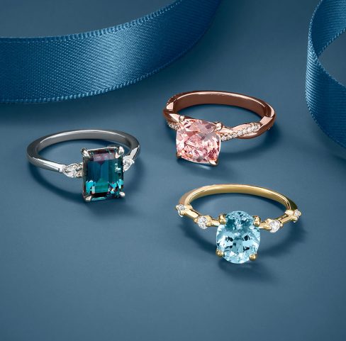 gemstones engagement rings