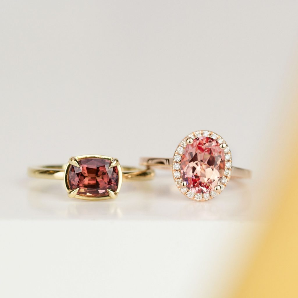 pink diamond, sapphire, morganite engagement ring, rings, wedding rings