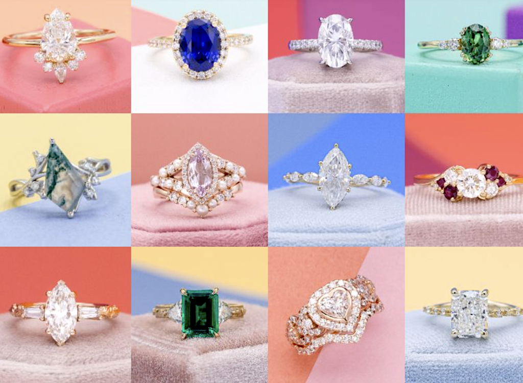 engagement rings, gemstones