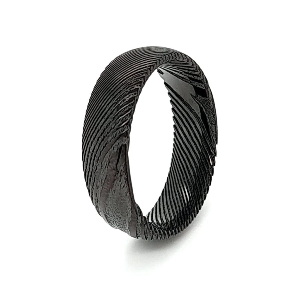  Damascus Steel Rings