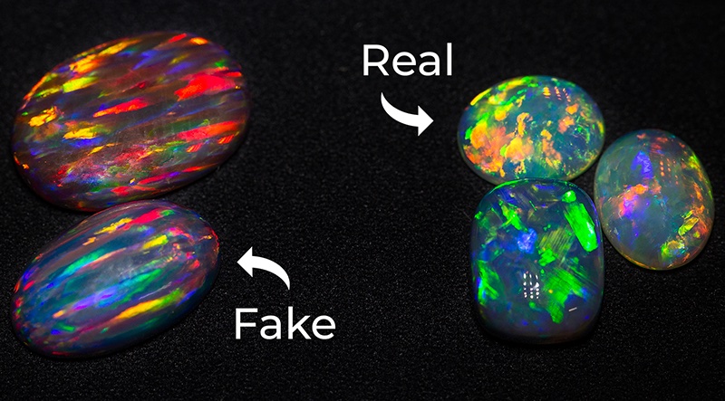 fake vs real opal