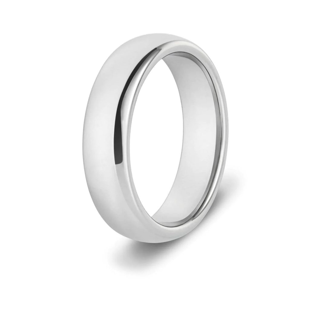 Titanium engagement rings