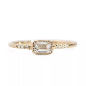 Diamond YS engagement ring