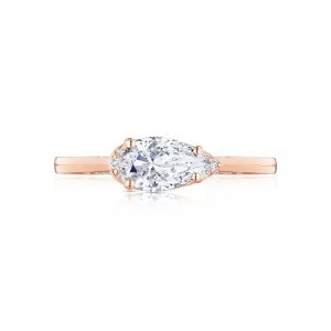 Pear Shaped Diamond engagement ring