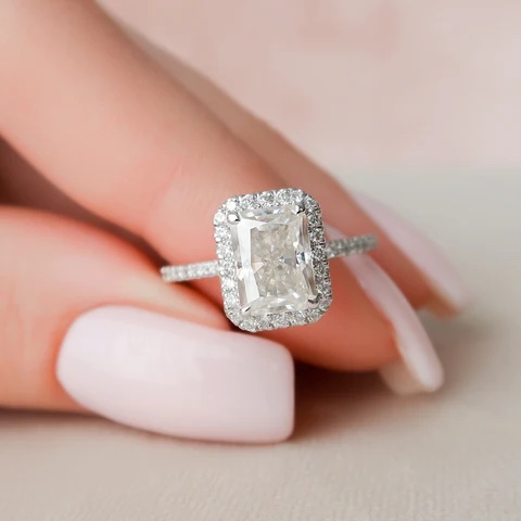 halo engagement ring