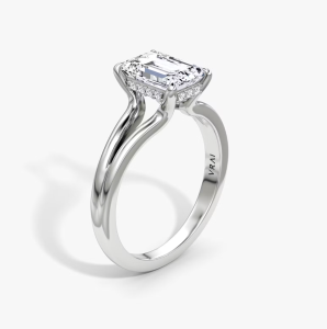 The Floating Split engagement ring