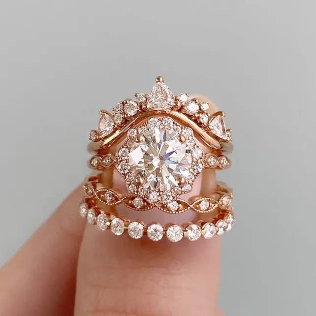 romantic engagement rings