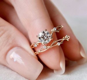 whimsical engagement ring