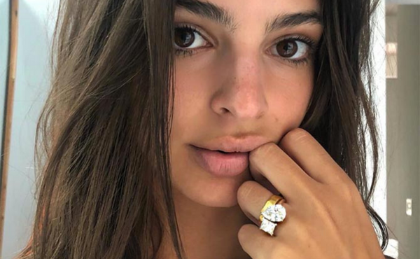 Emily Ratajkowski & Sebastian Bear-McClard engagement ring