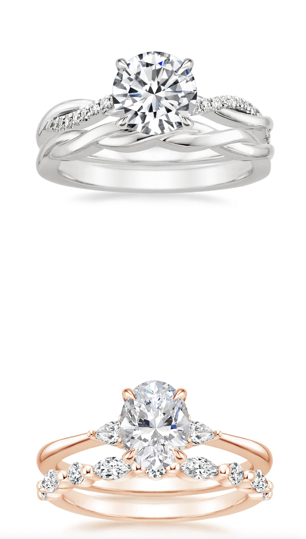 wedding rings and engagement rings